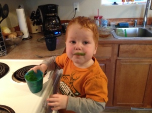 LJ love his "green juice"