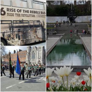 The Easter Rising Centennial parade and Peace Garden