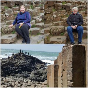 Taking in the magnificent view of the Giants Causeway
