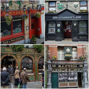 Pubs, pubs and more pubs in Dublin